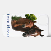 Ik hou van paarden Case-Mate iPhone case (Achterkant (horizontaal))