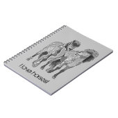 Ik hou van paarden! Cute IJslandse pony Notitieboek (Linkerzijde)