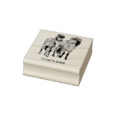 Ik hou van paarden! Cute IJslandse pony Rubberstempel (Stempel)