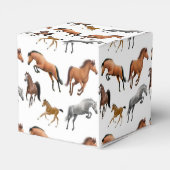 Ik hou van paarden favoriete dozen bedankdoosjes (Achterkant)