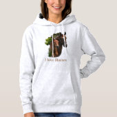 Ik hou van paarden hoodie (Voorkant)