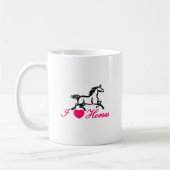 Ik hou van paarden koffiemok (Links)