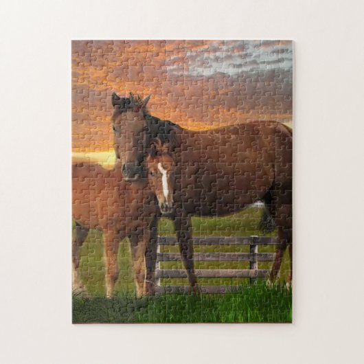 Ik hou van paarden legpuzzel (Verticaal)