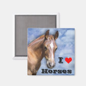 Ik hou van paarden 🐎 magneet (Voorkant / Achterkant)