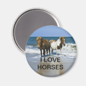 IK HOU VAN PAARDEN MAGNEET (Voorkant / Achterkant)