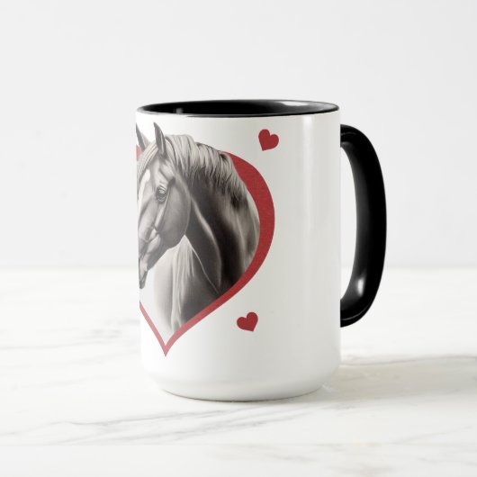 Ik hou van paarden mok (Voorkant rechts)