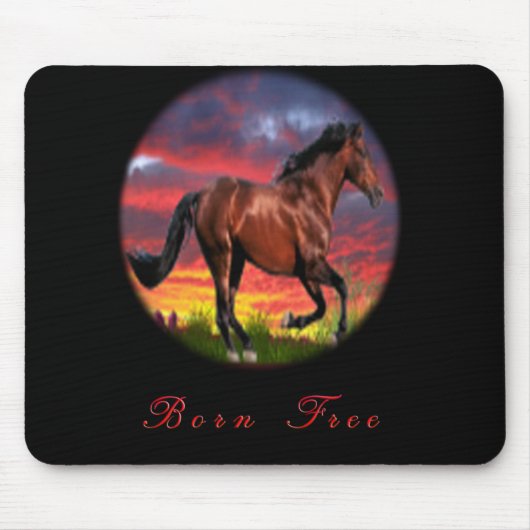 Ik hou van paarden muismat (Voorkant)