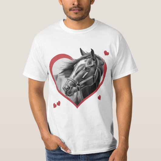 Ik hou van paarden nieuw 2 t-shirt (Voorkant)