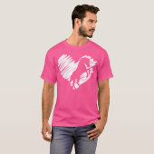 Ik hou van paarden retro t-shirt (Voorkant volledig)