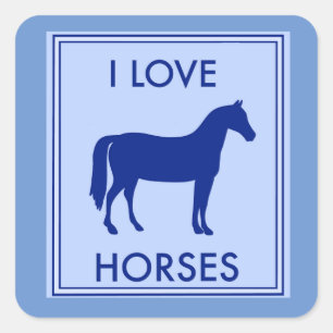 Ik hou van paarden Sticker
