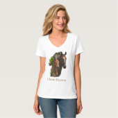 Ik hou van paarden t-shirt (Voorkant volledig)