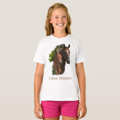 Ik hou van paarden t-shirt (Voorkant volledig)