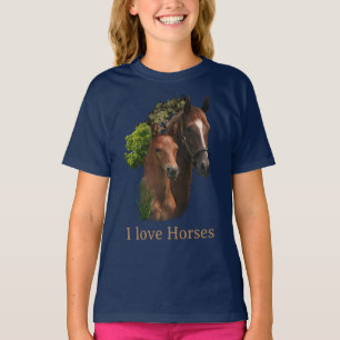 Ik hou van paarden t-shirt