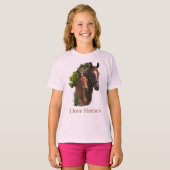 Ik hou van paarden t-shirt (Voorkant volledig)