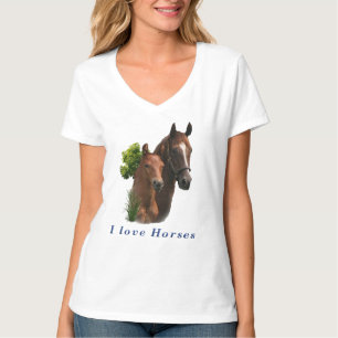 Ik hou van paarden t-shirt