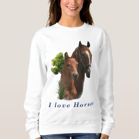 Ik hou van paarden trui (Voorkant)