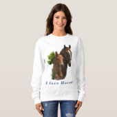 Ik hou van paarden trui (Voorkant volledig)