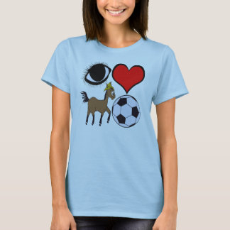 Ik hou van paardenvoetbal 1 t-shirt