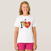 Ik hou van paardrijden t-shirt (Voorkant volledig)