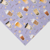 Ik hou van paars met bellenthee tissuepapier (Detail)