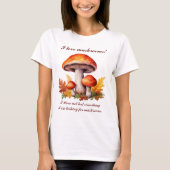Ik hou van paddenstoelen t-shirt (Voorkant)