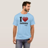 Ik hou van paddies t-shirt (Voorkant volledig)