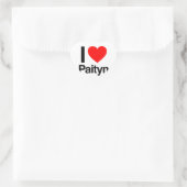 ik hou van paityn hart sticker (Tas)