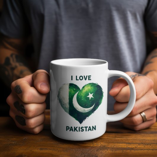 Ik hou van Pakistan Koffiemok