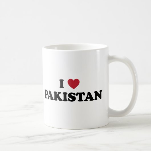 Ik hou van Pakistan Koffiemok (Rechts)