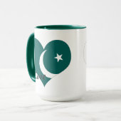 Ik hou van Pakistan Mok (Voorkant links)