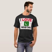 Ik hou van Pakistan T-shirt (Voorkant volledig)