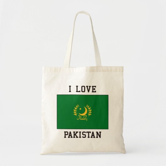 Ik hou van Pakistan Tote Bag (Voorkant)