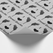 Ik hou van pakpapier voor dieselrook (Hoek)