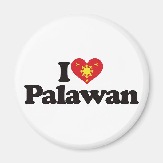 Ik hou van Palawan Magneet (Voorkant)