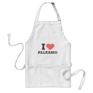 Ik hou van Palermo Standaard Schort