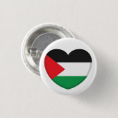 Ik hou van Palestijnse Button Patriottische vlag (Voorkant /achterkant)