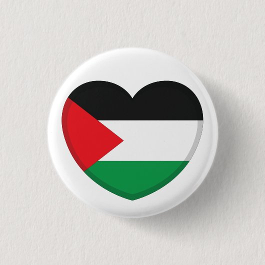 Ik hou van Palestijnse Button Patriottische vlag (Voorkant)