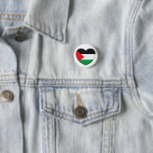 Ik hou van Palestijnse Button Patriottische vlag (In situ)