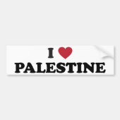 Ik hou van Palestina Bumpersticker (Voorkant)