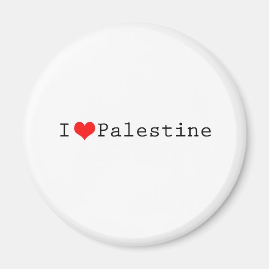 Ik hou van Palestina Magneet (Voorkant)