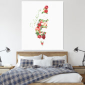 Ik hou van Palestina Mijn thuisland Palestijnse ka Canvas Afdruk (Insitu (Slaapkamer))