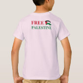 Ik hou van Palestina Mijn thuisland Palestijnse ka T-shirt (Achterkant)