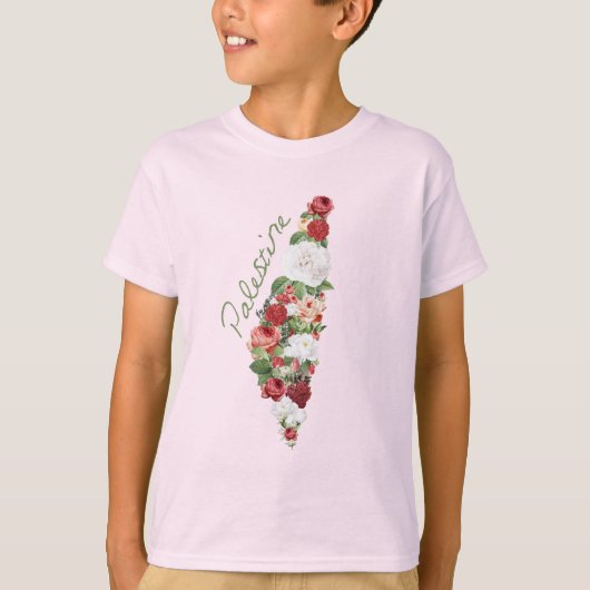 Ik hou van Palestina Mijn thuisland Palestijnse ka T-shirt (Voorkant)