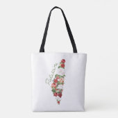 Ik hou van Palestina Mijn thuisland Palestijnse ka Tote Bag (Achterkant)