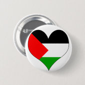 Ik hou van Palestina Ronde Button 5,7 Cm (Voorkant /achterkant)