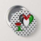 Ik hou van Palestina Ronde Button 7,6 Cm (Voorkant /achterkant)