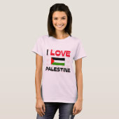 Ik hou van Palestina T-shirt (Voorkant volledig)