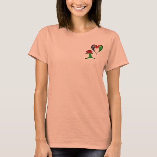 Ik hou van Palestina T-shirt (Voorkant)