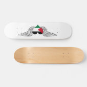 Ik hou van Palestina - vleugels Skateboard (Horizontaal)