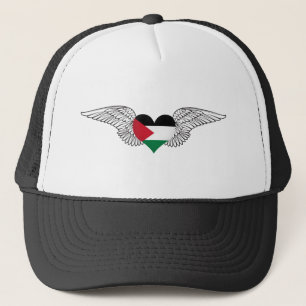 Ik hou van Palestina - vleugels Trucker Pet